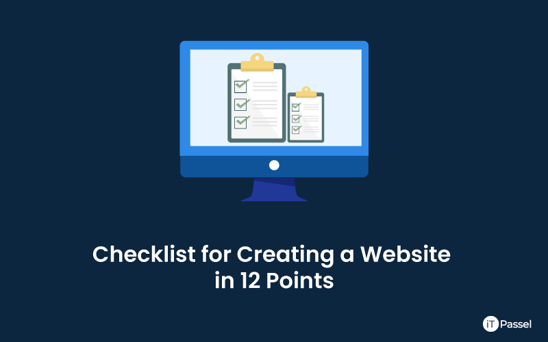 Checklist for Creating a Website in 12 Points