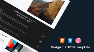 Design hub - One Page HTML Template