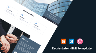 Realestate - Landing page HTML Template