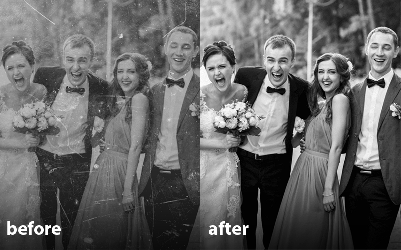 wedding photo restoration